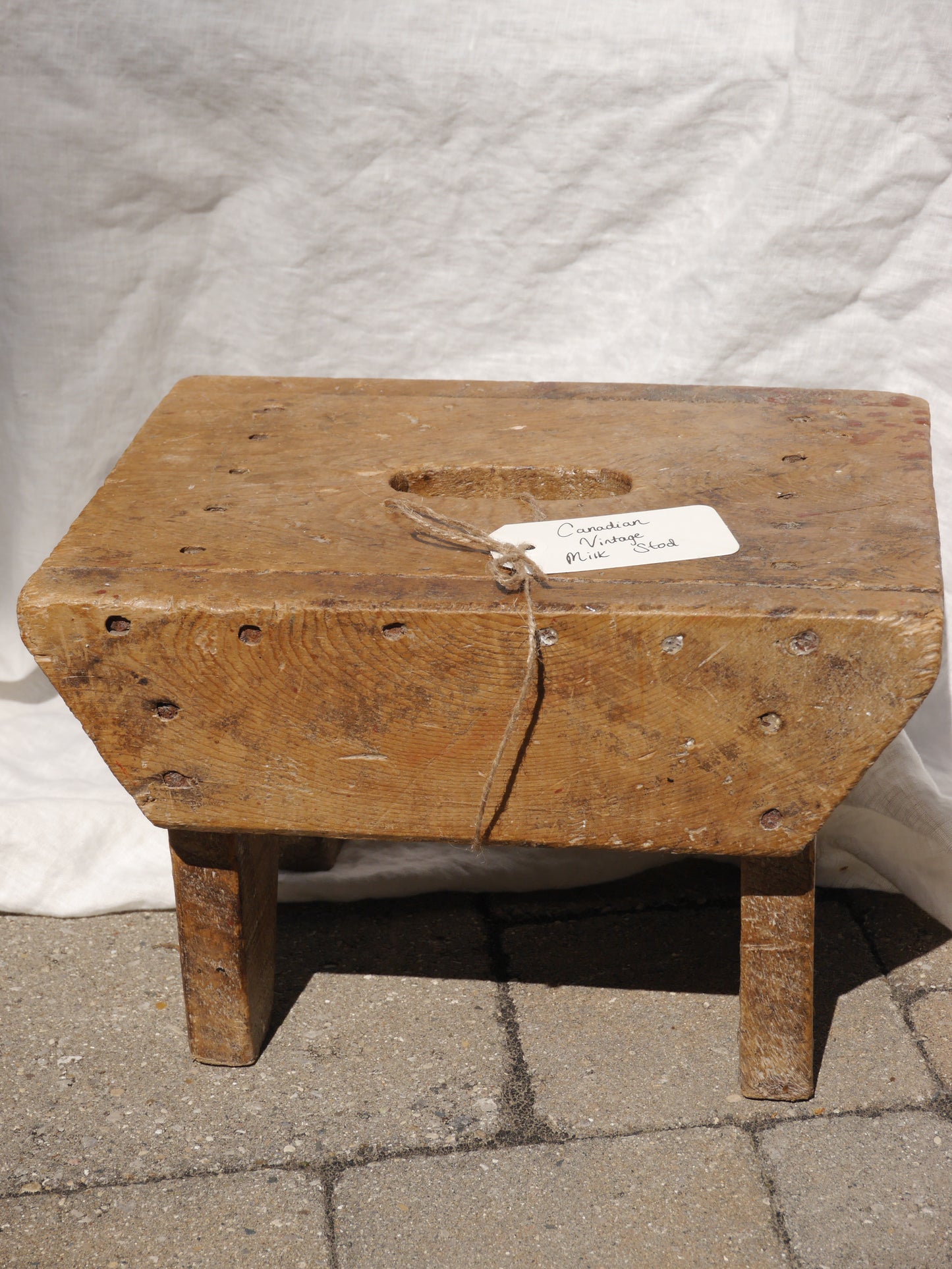 Ontario Antique Milk Stool III
