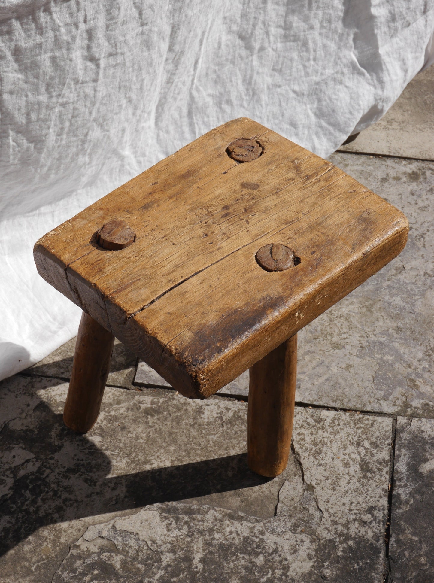 Ontario Antique 3-leg Milk Stool