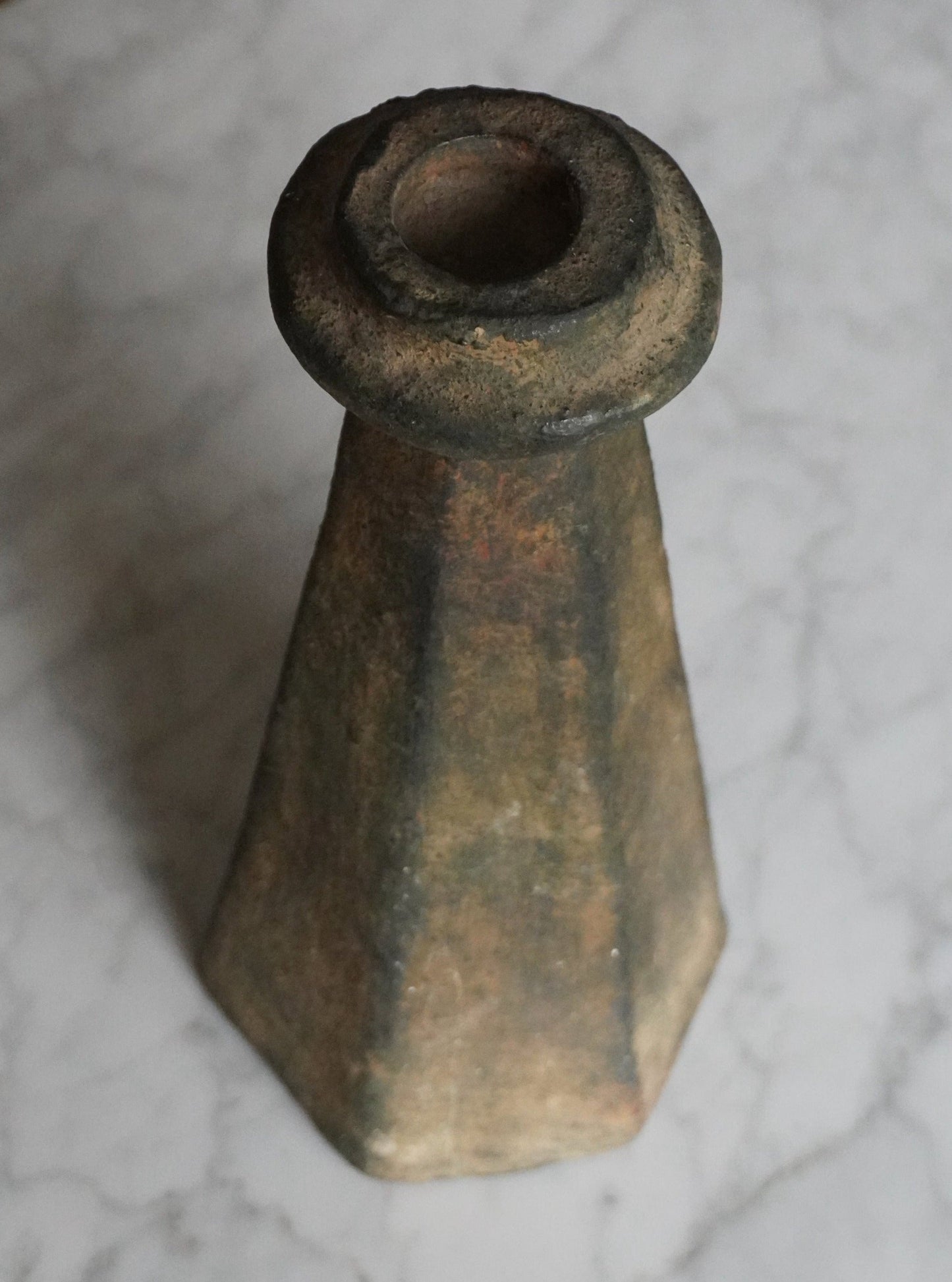 Primitive Tall Candleholder
