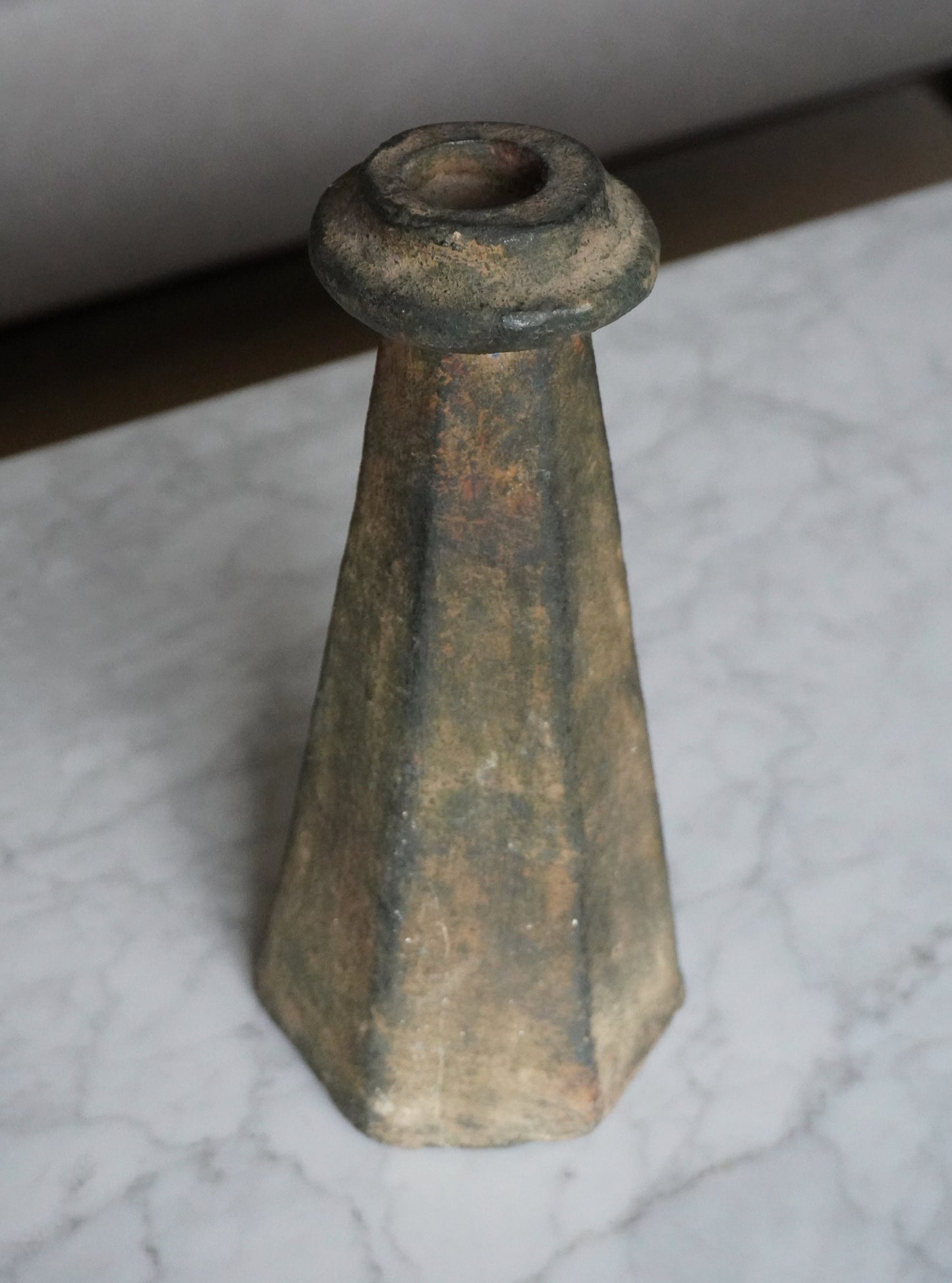 Primitive Tall Candleholder